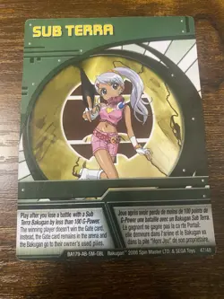 Bakugan Card - Subterra - Green Ability Card - BA179 - 47/48 - 2008 - Image 1