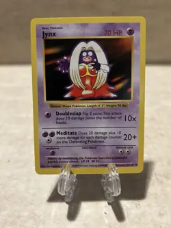 Pokemon TCG Jynx Base Set, Shadowless Uncommon Card 31/102 Vintage 1999 - Image 1
