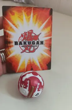 Bakugan BakuTech Pyrus Let’s Gao & Ability Card Japan Import MG Rare - Image 2