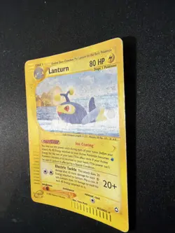 Lanturn H15/H32 Holo Aquapolis E Series 2003 Pokemon Card LP/MP - Image 3