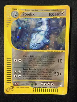 Steelix H23/H32 Aquapolis Holo Unlimited Pokemon Card - Image 1