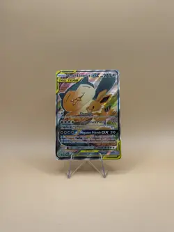 Pokemon Eevee & Snorlax GX TAG TEAM SM169 Holo Promo Card English - Image 1