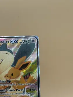 Pokemon Eevee & Snorlax GX TAG TEAM SM169 Holo Promo Card English - Image 2