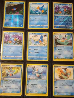 Mudkip Marshtomp Swampert Pokemon Card Lot - EX Era & Modern Collection #258-260 - Image 2