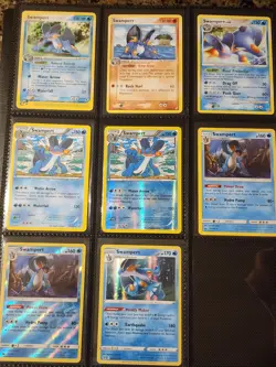 Mudkip Marshtomp Swampert Pokemon Card Lot - EX Era & Modern Collection #258-260 - Image 4