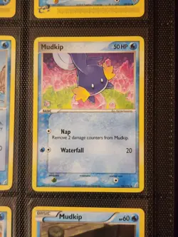 Mudkip Marshtomp Swampert Pokemon Card Lot - EX Era & Modern Collection #258-260 - Image 5