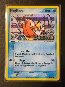 2005 Pokemon EX Deoxys #64 Magikarp Reverse Foil Stamped LP Excellent Card - Image 1