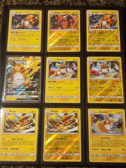 Raichu Ultimate Pokemon Card Lot Vintage EX Era & Modern Binder Collection #0026 - Image 3
