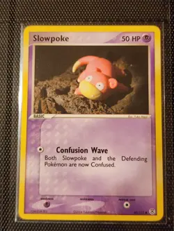 Pokemon TCG Slowpoke 80/112 Regular EX FireRed & LeafGreen NM Card - Image 1