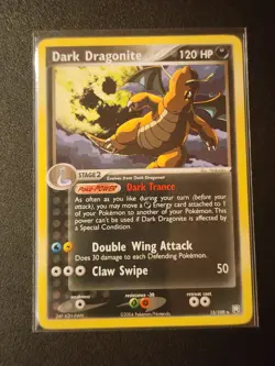 Dark Dragonite 22/82 Non Holo Team Rocket Set Rare Pokemon WOTC NM Card - Image 1