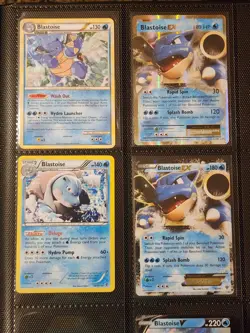 Blastoise Pokemon Card Lot - Vintage WOTC & Modern Binder Collection #0009 - Image 1