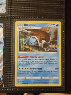Blastoise Pokemon Card Lot - Vintage WOTC & Modern Binder Collection #0009 - Image 3