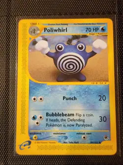 Poliwhirl 89/165 - Expedition Base Set NM Pokemon Card - Image 1