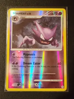 HAUNTER 50/130 UNCOMMON DIAMOND & PEARL POKEMON REVERSE HOLO LP 2007 CARD - Image 1