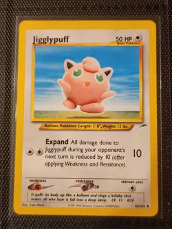 Pokemon - Jigglypuff (44/105) Neo Destiny Unlimited - Near Mint NM Card - Image 1