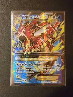 Pokemon TCG M Gyarados EX 115/122 Full Art Shiny Breakpoint Holo LP Card - Image 1