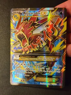 Pokemon TCG M Gyarados EX 115/122 Full Art Shiny Breakpoint Holo LP Card - Image 3