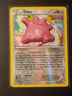 Pokemon TCG Ditto Reverse Holo Boundaries Crossed 108/149 LP/NM Pokemon Card - Image 1
