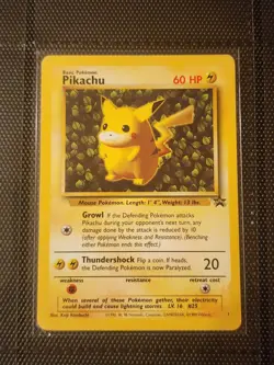 Pokemon Cards Pikachu 1 Wizards Black Star Promos WOTC Promo NM - Image 1