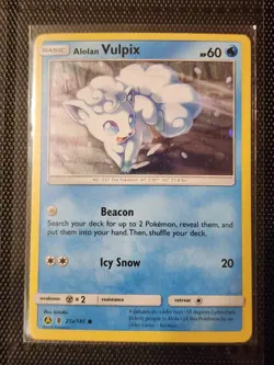 Alolan Vulpix 21a/145 Alternate Art Promo Pokemon Card TCG Near Mint NM - Image 1