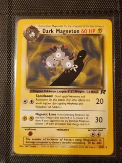Dark Magneton 28/82 Pokemon Team Rocket Non-Holo Unlimited NM Pokemon Card - Image 1