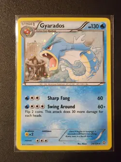 Gyarados Dragons Exalted 24/124 Holo Cosmos Holo Rare Pokemon TCG - LP Card - Image 1