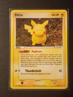 Ditto Pikachu 39/113 - EX Delta Species 2005 - Non-Holo NM Pokemon Card - Image 1