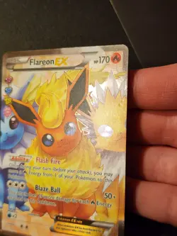 Flareon EX RC28/32 Full Art Ultra Rare LP Excellent Pokemon Card - Image 4