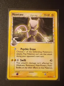 Pokemon Mewtwo Delta Species Card 24/110 non-holo Regular English NM - Image 1