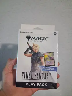 Magic The Gathering Final Fantasy Play Pack w/ 3 Packs & Zidane Promo - Image 1