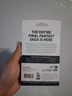 Magic The Gathering Final Fantasy Play Pack w/ 3 Packs & Zidane Promo - Image 2