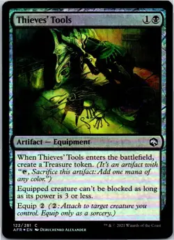 Thieves' Tools C Foil Adventures in the Forgotten Realms 122 NM - Image 1