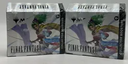 Lot (2) Magic The Gathering Final Fantasy Collector Booster Box Sealed English - Image 1