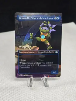 2026 MTG Teenage Mutant Ninja T DONATELLO, WAY WITH MACHINES Foil Borderless U - Image 1