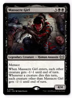 Massacre Girl 146 Commander: Duskmourn: House of Horror NM - Image 1