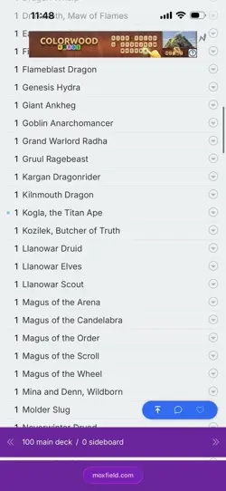 Nikya of the Old Ways Commander Deck – Gruul Creature Ramp & Big Dragons EDH - Image 3