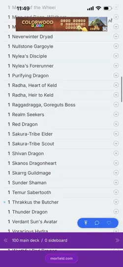 Nikya of the Old Ways Commander Deck – Gruul Creature Ramp & Big Dragons EDH - Image 4