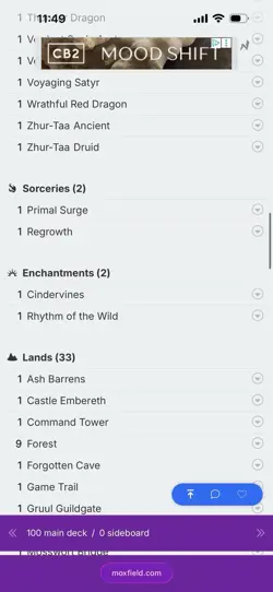 Nikya of the Old Ways Commander Deck – Gruul Creature Ramp & Big Dragons EDH - Image 5