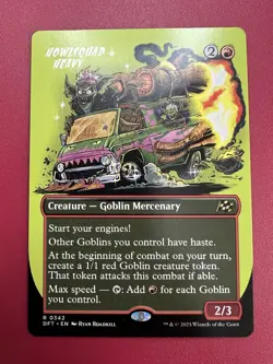 *** Howlsquad Heavy *** Borderless Aetherdrift NM MTG English - Image 1