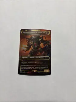Ghazghkull, Prophet of the Waaagh! - Zurgo Helmsmasher (Borderless) SLE foil - Image 1