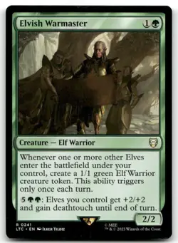 Elvish Warmaster The Lord Of The Rings: Tales of Middle-Earth MTG Magic - Image 1