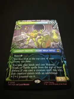Mikey & Don Party Planners 246 MTG: Teenage Mutant Ninja Turtles Borderless Foil - Image 3