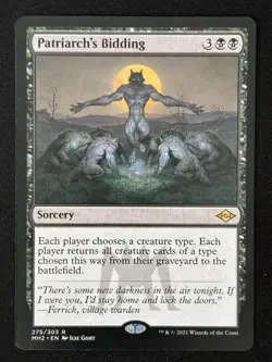 1x MTG Patriarch's Bidding - Modern Horizons 2 (MH2) #275 - Magic the Gathering - Image 3