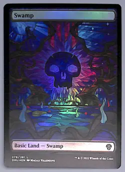 Swamp - Showcase - Foil - 279 - Dominaria United (DMU) MTG - Image 1
