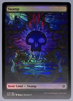 Swamp - Showcase - Foil - 279 - Dominaria United (DMU) MTG - Image 1