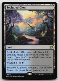 Magic: The Gathering Land Secluded Glen Regular - Image 1