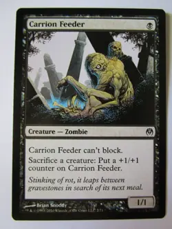 MTG Carrion Feeder Duel Decks Phyrexia Light Play!! - Image 1