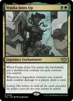 Vraska Joins Up [Outlaws of Thunder Junction] Foil Near Mint - Image 1