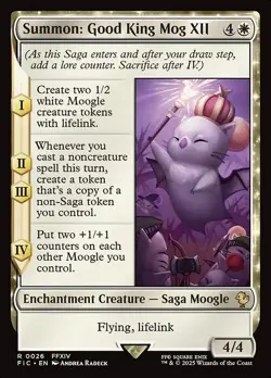 Magic The Gathering MTG SUMMON: GOOD KING MOG XII Final Fantasy NM - Image 1
