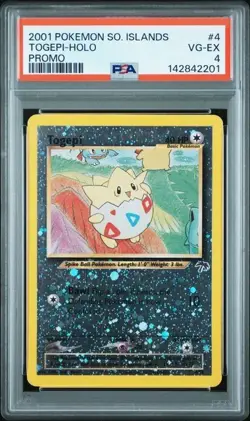 Togepi #4 - Pokemon Southern Islands Promo - PSA 4 - Image 1